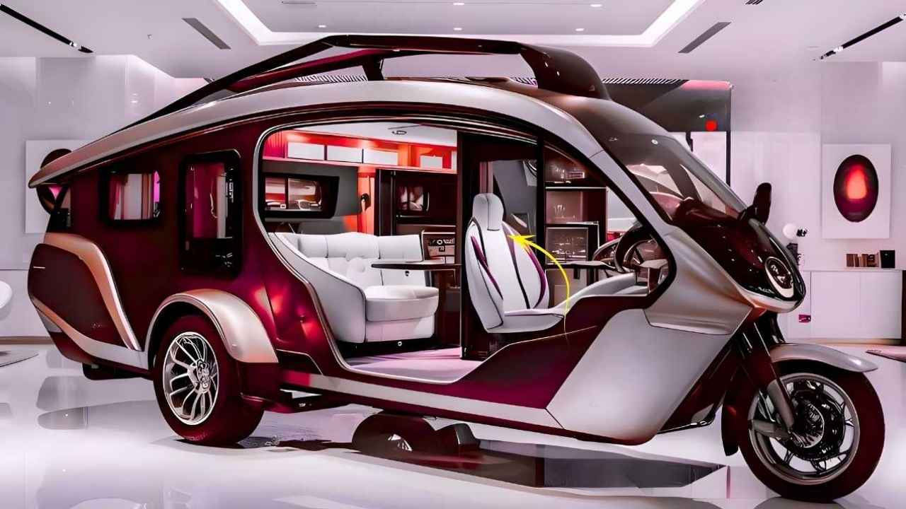 2025 Tricycle RV Camper Revealed: Futuristic 3-Wheel Motorhome Design, Features & Travel Innovation